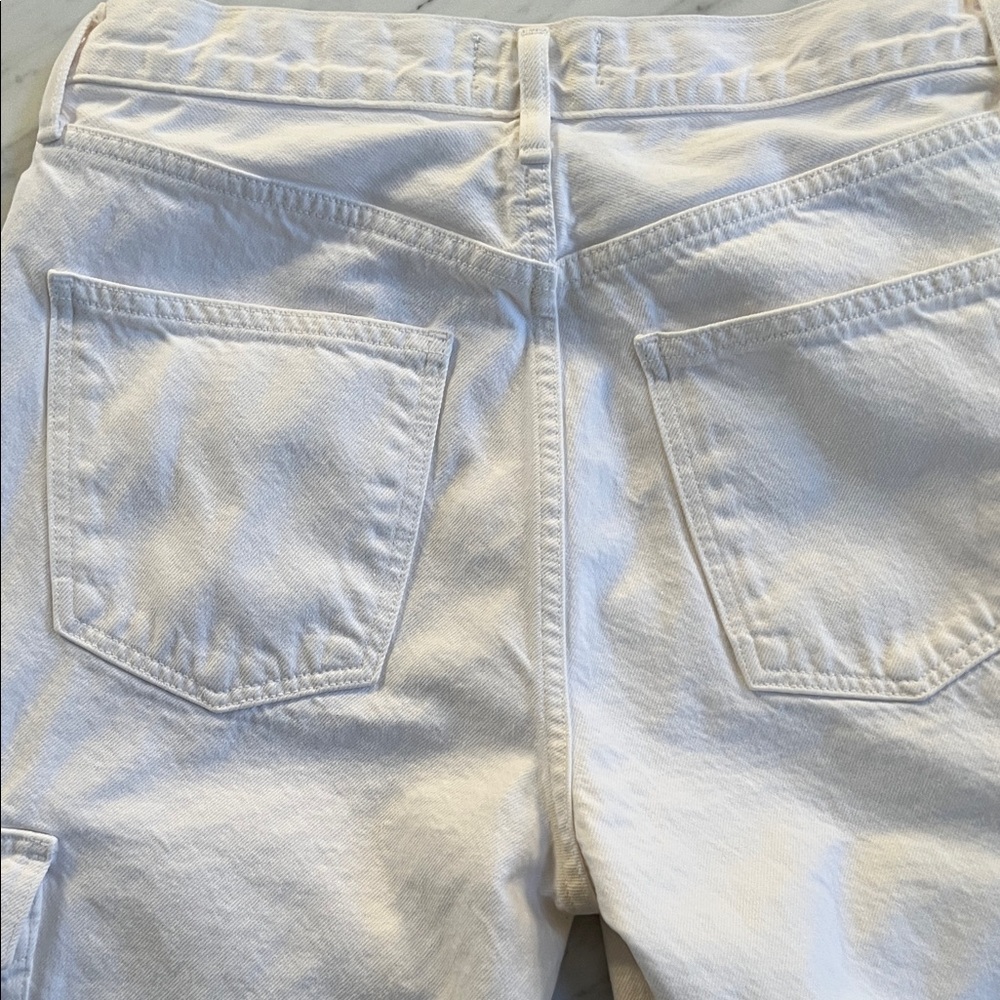 Agolde MINKA High Rise Wide Leg Denim Cargo Jeans - Picture 6 of 11
